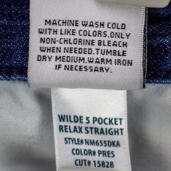 Hudson Blue Jeans Men's 30x27 Relaxed Button Fly Five Pocket Straight Leg Wilde - Picture 7 of 12